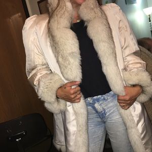 Inside out fox puffer